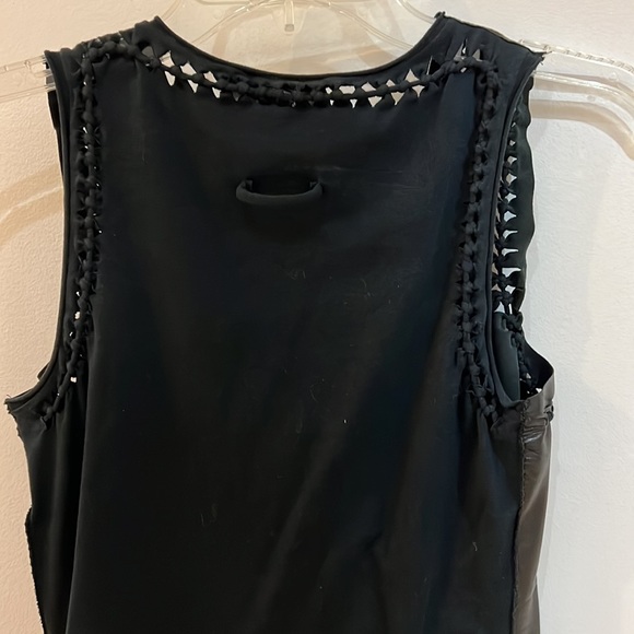 Jean Paul Gaultier Leather Vintage 1990s-2000s Top Sz M - Picture 7 of 14